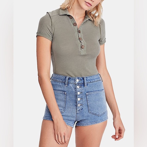 NEW Free People Poppy Polo - Picture 2 of 14